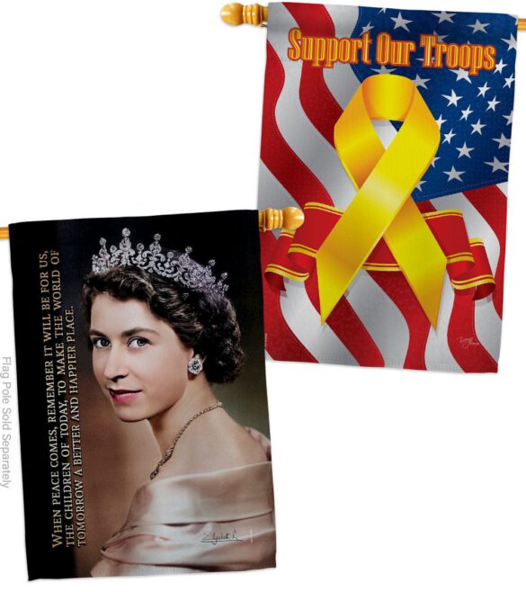 Better Happier Place ER II - Expression Inspirational Vertical Impressions Decorative Flags HG180331 Made In USA - Image 14