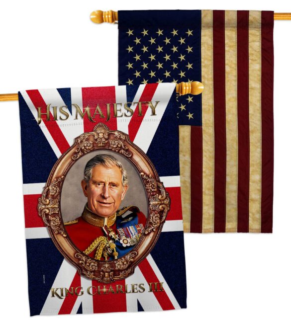 His Majesty CR III - Expression Inspirational Vertical Impressions Decorative Flags HG180337 Made In USA - Image 8
