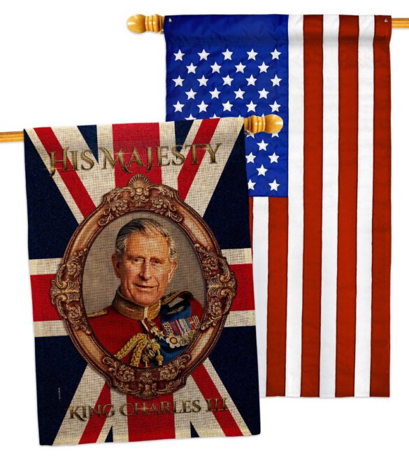 His Majesty CR III - Expression Inspirational Vertical Impressions Decorative Flags HG180337 Made In USA - Image 31