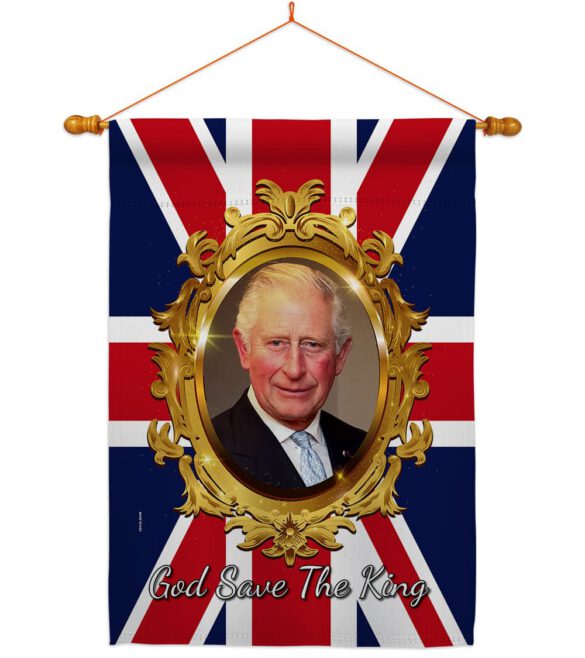 God Save The King - Expression Inspirational Vertical Impressions Decorative Flags HG180335 Made In USA - Image 21
