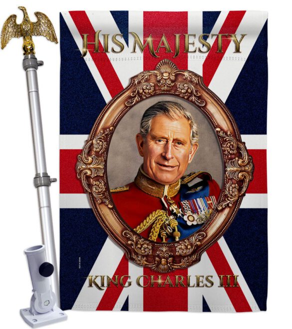 His Majesty CR III - Expression Inspirational Vertical Impressions Decorative Flags HG180337 Made In USA - Image 20