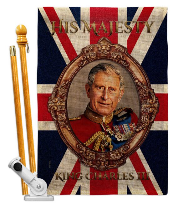 His Majesty CR III - Expression Inspirational Vertical Impressions Decorative Flags HG180337 Made In USA - Image 26