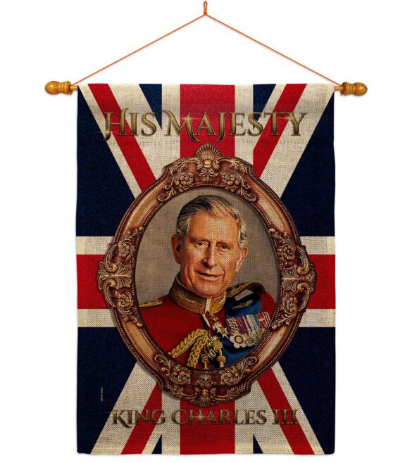 His Majesty CR III - Expression Inspirational Vertical Impressions Decorative Flags HG180337 Made In USA - Image 42