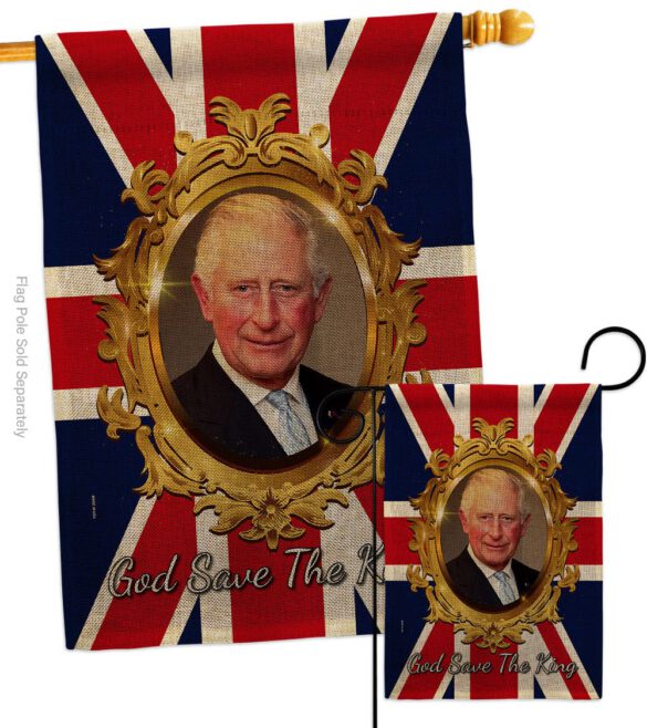God Save The King - Expression Inspirational Vertical Impressions Decorative Flags HG180335 Made In USA - Image 24
