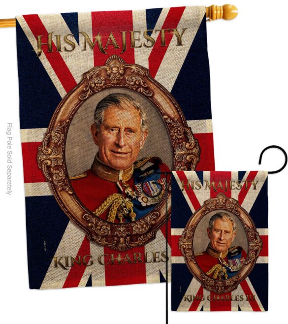 His Majesty CR III - Expression Inspirational Vertical Impressions Decorative Flags HG180337 Made In USA - Image 24