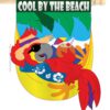 Cool by the Beach - Birds Garden Friends Vertical Applique Decorative Flags HG105025