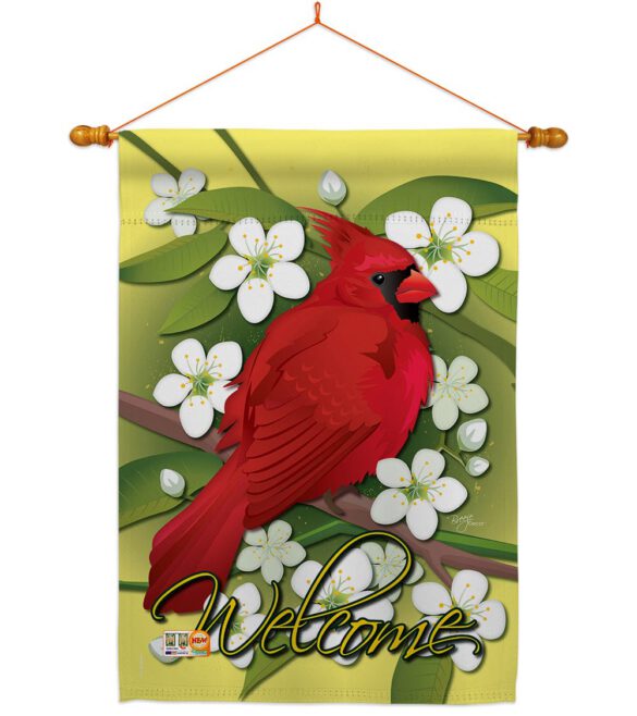 Cardinal - Birds Garden Friends Vertical Impressions Decorative Flags HG105032 Made In USA - Image 14
