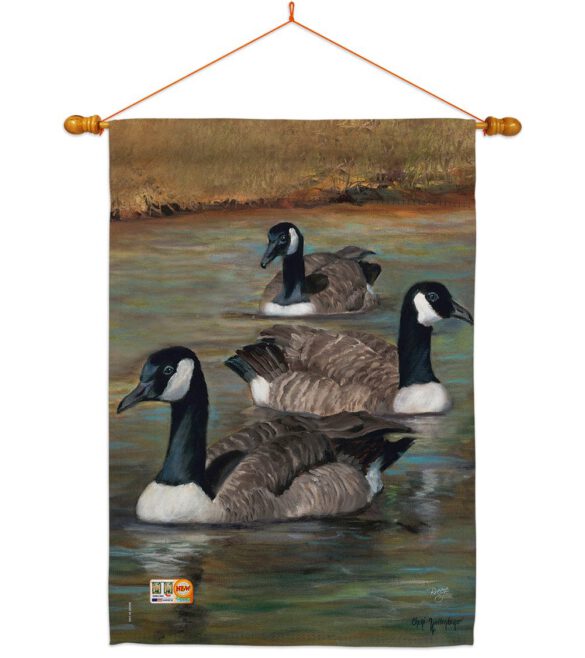 Geese - Birds Garden Friends Vertical Impressions Decorative Flags HG105049 Made In USA - Image 14