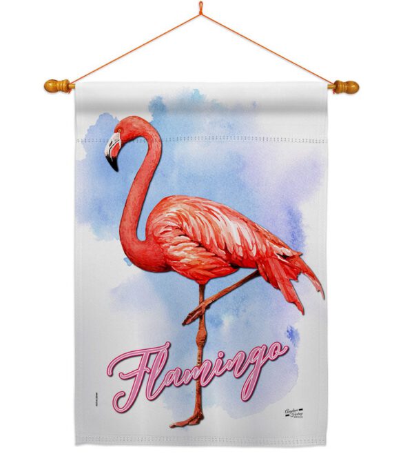 Flamingo - Birds Garden Friends Vertical Impressions Decorative Flags HG137342 Made In USA - Image 10