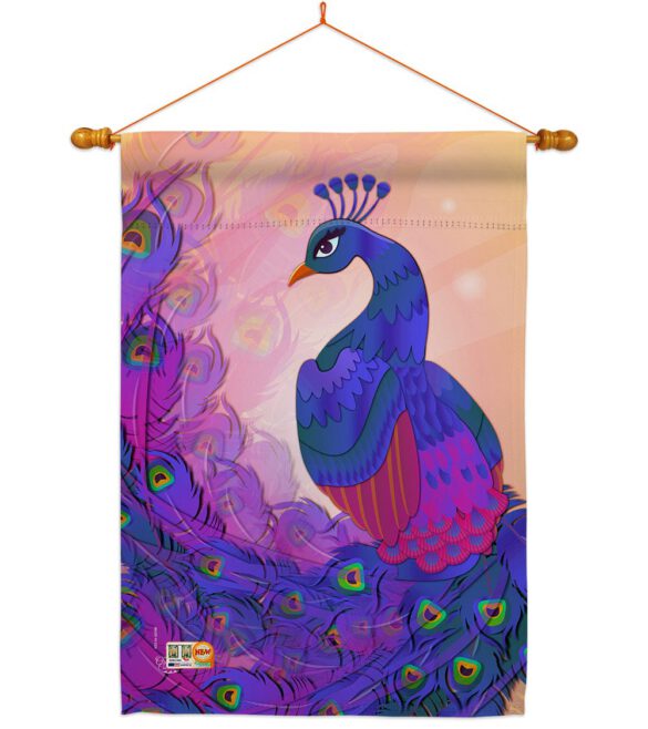 Beautiful Peafowl - Birds Garden Friends Vertical Impressions Decorative Flags HG192123 Made In USA - Image 14