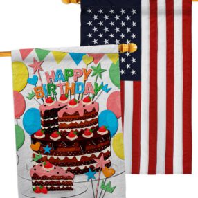 House Flag Birthday HP120259AC