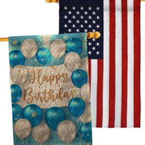 House Flag Birthday HP190055AC B