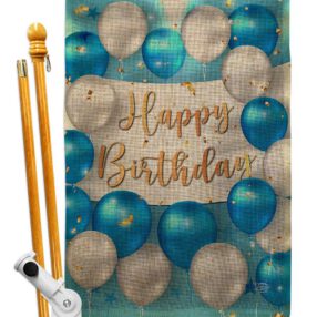 House Flag Birthday HS190055 B