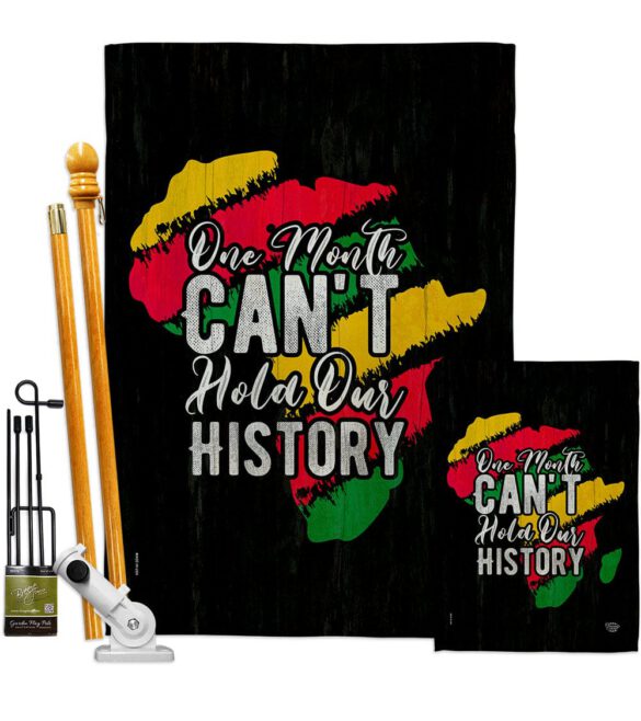 Hold Our History - Support Inspirational Vertical Impressions Decorative Flags HG190069 Made In USA - Image 6