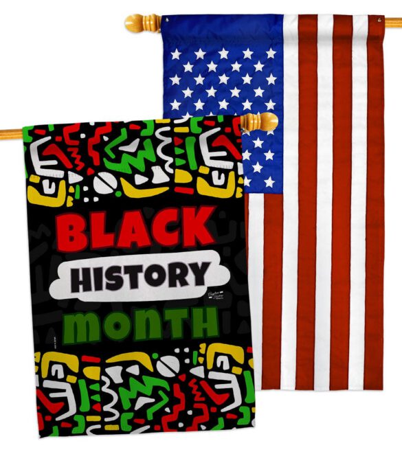 Celebrate Black History - Support Inspirational Vertical Impressions Decorative Flags HG130311 Made In USA - Image 10