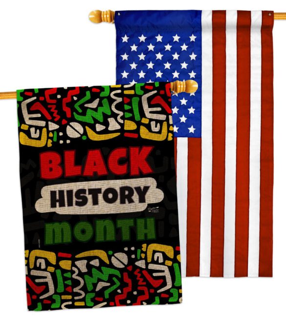 Celebrate Black History - Support Inspirational Vertical Impressions Decorative Flags HG130311 Made In USA - Image 31