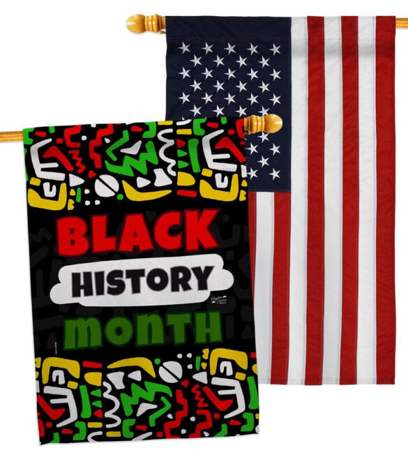 Celebrate Black History - Support Inspirational Vertical Impressions Decorative Flags HG130311 Made In USA - Image 15