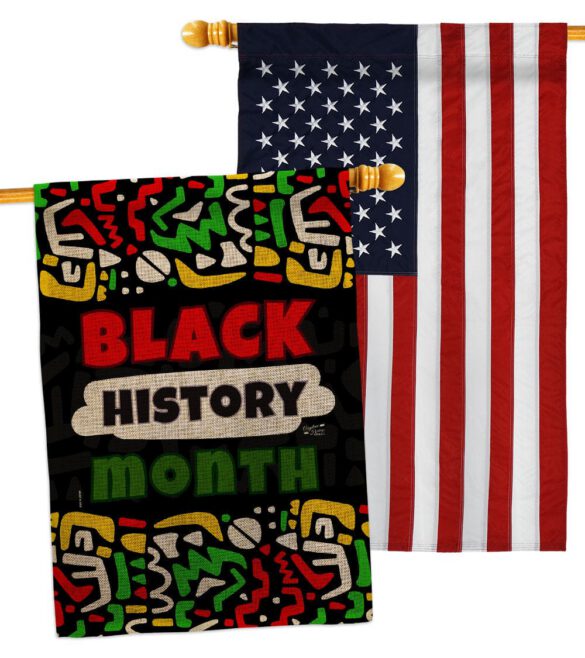 Celebrate Black History - Support Inspirational Vertical Impressions Decorative Flags HG130311 Made In USA - Image 36
