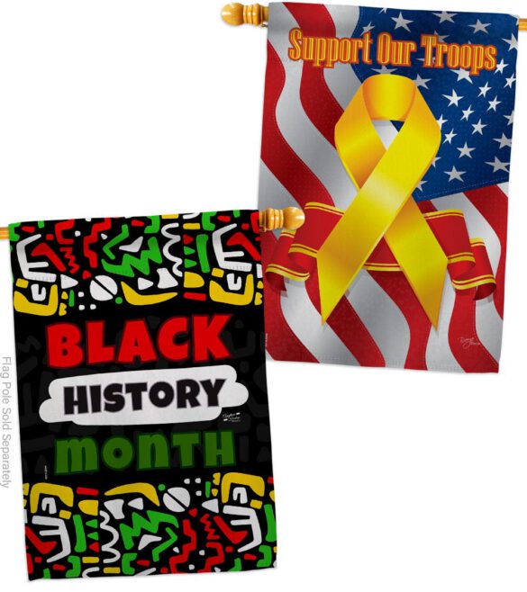 Celebrate Black History - Support Inspirational Vertical Impressions Decorative Flags HG130311 Made In USA - Image 14