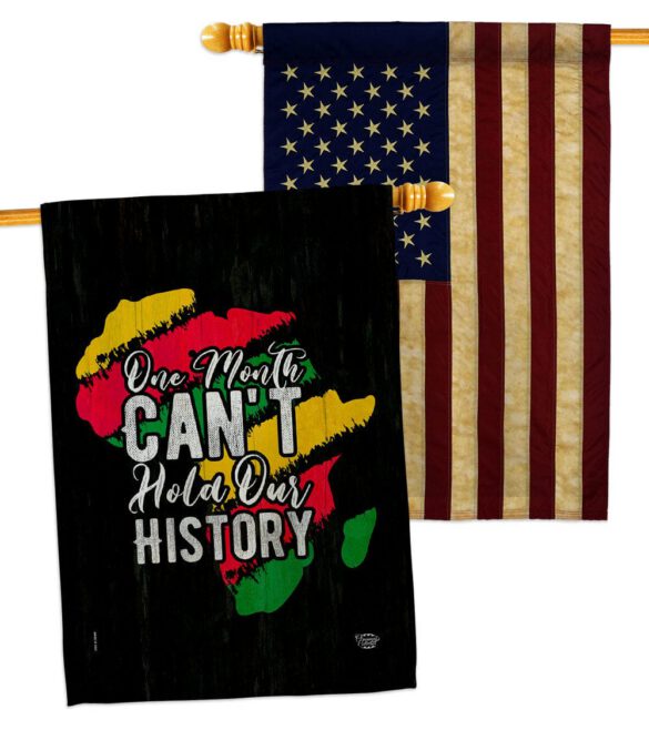 Hold Our History - Support Inspirational Vertical Impressions Decorative Flags HG190069 Made In USA - Image 8