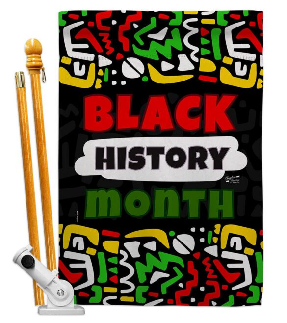 Celebrate Black History - Support Inspirational Vertical Impressions Decorative Flags HG130311 Made In USA - Image 5