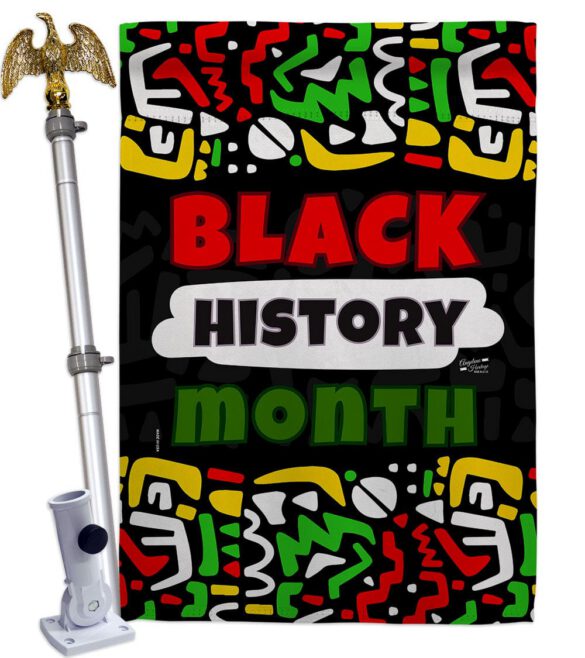 Celebrate Black History - Support Inspirational Vertical Impressions Decorative Flags HG130311 Made In USA - Image 20