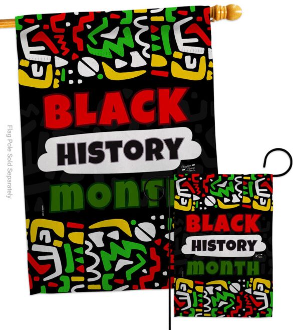 Celebrate Black History - Support Inspirational Vertical Impressions Decorative Flags HG130311 Made In USA - Image 3
