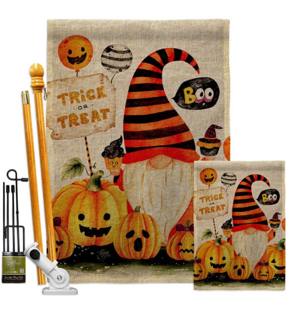 Boo Gnome - Bugs & Frogs Garden Friends Vertical Impressions Decorative Flags HG104145 Made In USA - Image 18