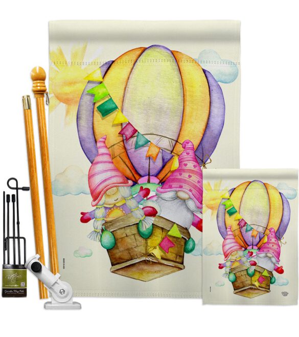 Gnomes Balloon - Bugs & Frogs Garden Friends Vertical Impressions Decorative Flags HG192660 Made In USA - Image 6