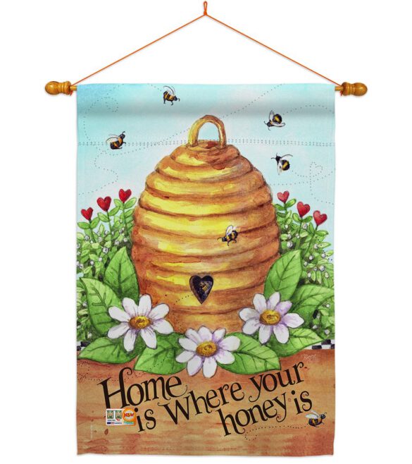 Bee Hive Home - Bugs & Frogs Garden Friends Vertical Impressions Decorative Flags HG104083 Made In USA - Image 14