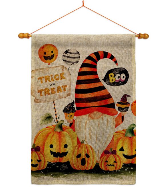 Boo Gnome - Bugs & Frogs Garden Friends Vertical Impressions Decorative Flags HG104145 Made In USA - Image 24