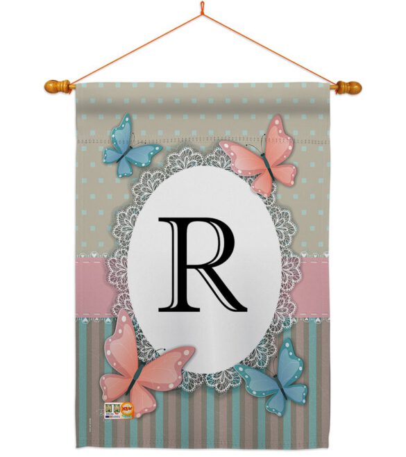 Butterflies R Initial - Bugs & Frogs Garden Friends Vertical Impressions Decorative Flags HG130148 Made In USA - Image 14