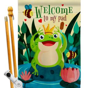 House Flag Bugs Frogs HS192582