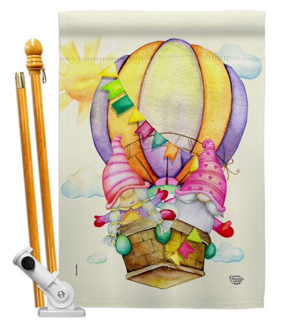 Gnomes Balloon - Bugs & Frogs Garden Friends Vertical Impressions Decorative Flags HG192660 Made In USA - Image 5