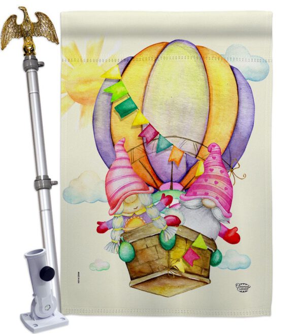 Gnomes Balloon - Bugs & Frogs Garden Friends Vertical Impressions Decorative Flags HG192660 Made In USA - Image 11
