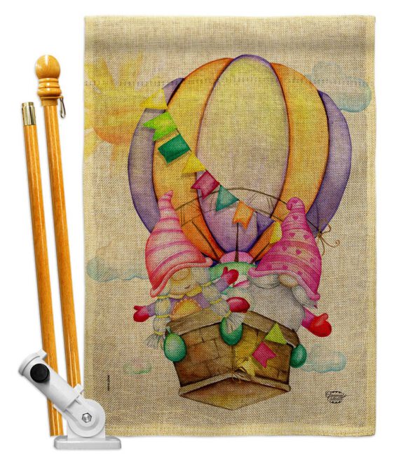 Gnomes Balloon - Bugs & Frogs Garden Friends Vertical Impressions Decorative Flags HG192660 Made In USA - Image 17