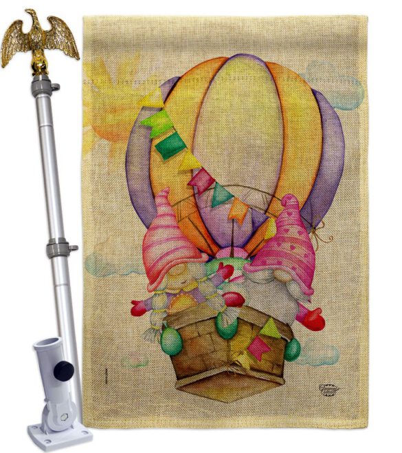 Gnomes Balloon - Bugs & Frogs Garden Friends Vertical Impressions Decorative Flags HG192660 Made In USA - Image 23