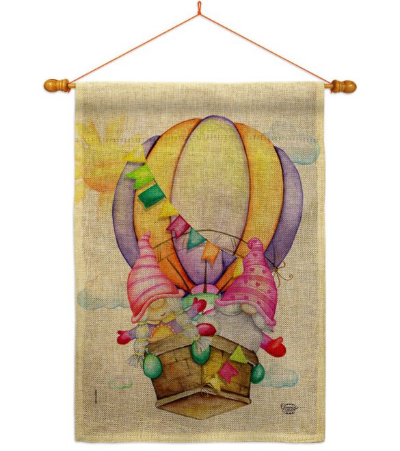 Gnomes Balloon - Bugs & Frogs Garden Friends Vertical Impressions Decorative Flags HG192660 Made In USA - Image 24