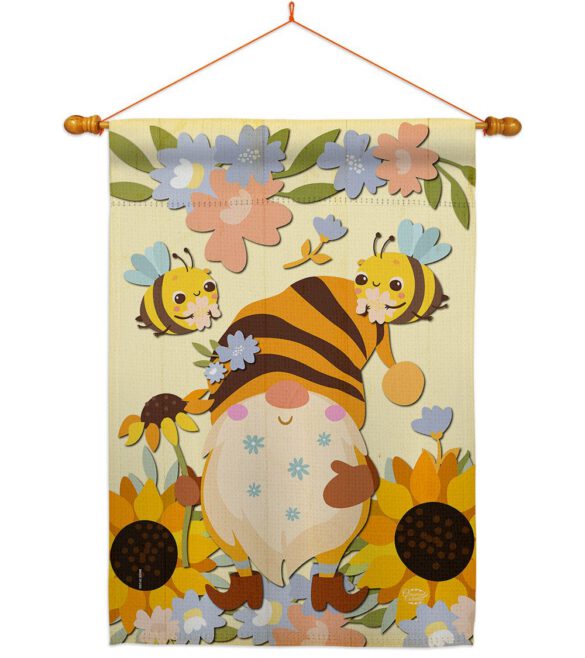 Blooming Gnome - Bugs & Frogs Garden Friends Vertical Impressions Decorative Flags HG192669 Made In USA - Image 12