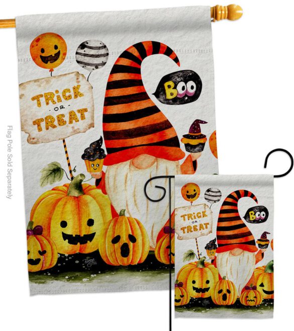 Boo Gnome - Bugs & Frogs Garden Friends Vertical Impressions Decorative Flags HG104145 Made In USA - Image 3