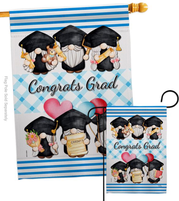 Grad Gnome - Bugs & Frogs Garden Friends Vertical Impressions Decorative Flags HG104158 Made In USA - Image 3