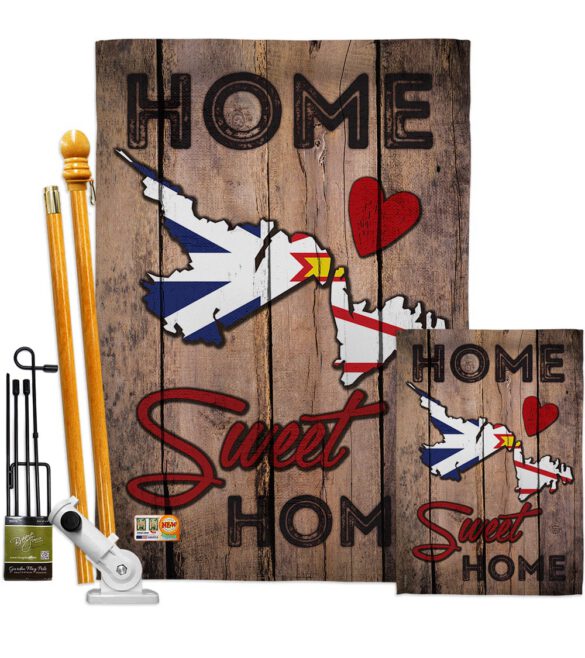 Canada Provinces Newfoundland and Labrador Home Sweet Home - Canada Provinces Flags of the World Vertical Impressions Decorative Flags HG191182 Made In USA - Image 6