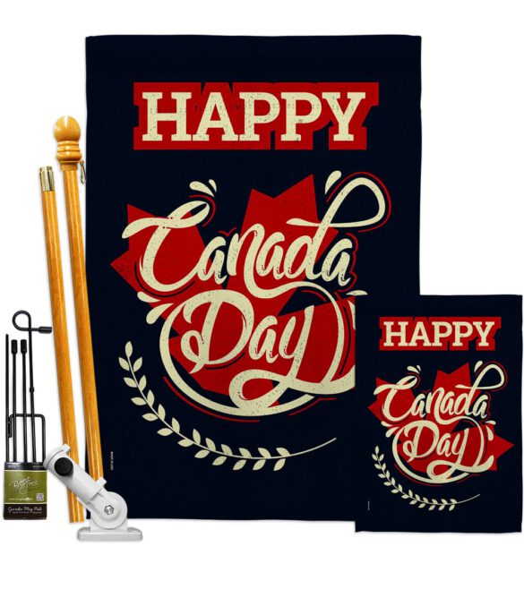 Happy Anniversary Canada - Canada Provinces Flags of the World Vertical Impressions Decorative Flags HG192251 Made In USA - Image 6
