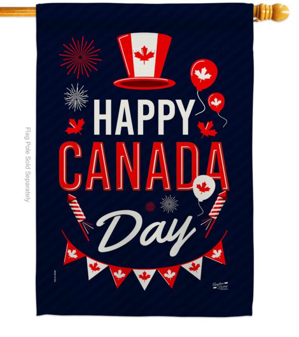 Canada Day - Canada Provinces Flags of the World Vertical Impressions Decorative Flags HG137260 Made In USA - Image 2