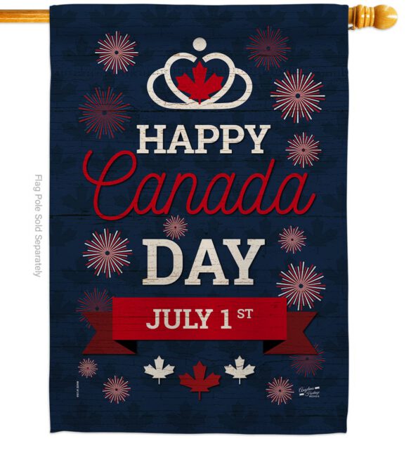 Canada Day July 1st - Canada Provinces Flags of the World Vertical Impressions Decorative Flags HG137291 Made In USA - Image 2