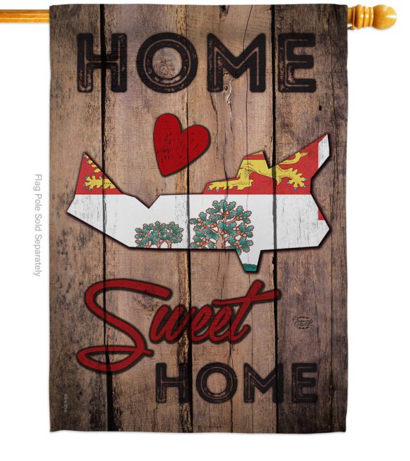 Canada Provinces Prince Edward Island Home Sweet Home - Canada Provinces Flags of the World Vertical Impressions Decorative Flags HG191183 Made In USA - Image 2