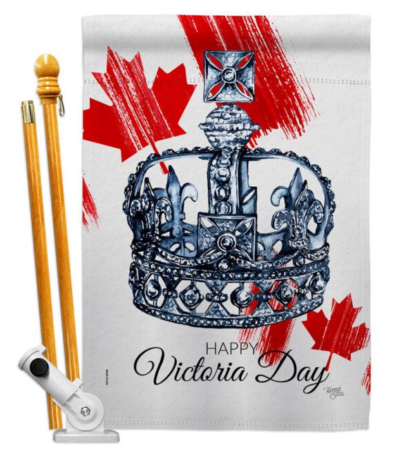 Celebration of the Queen - Canada Provinces Flags of the World Vertical Impressions Decorative Flags HG108644 Made In USA - Image 5