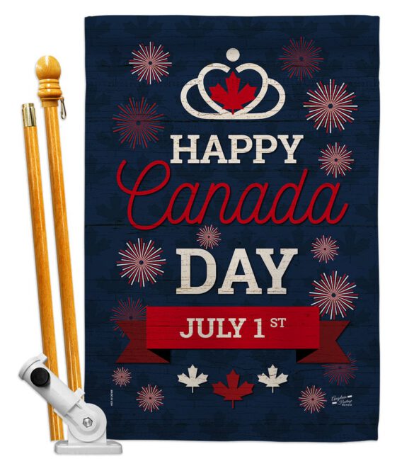 Canada Day July 1st - Canada Provinces Flags of the World Vertical Impressions Decorative Flags HG137291 Made In USA - Image 5