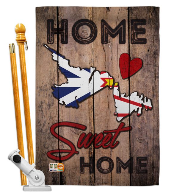 Canada Provinces Newfoundland and Labrador Home Sweet Home - Canada Provinces Flags of the World Vertical Impressions Decorative Flags HG191182 Made In USA - Image 5