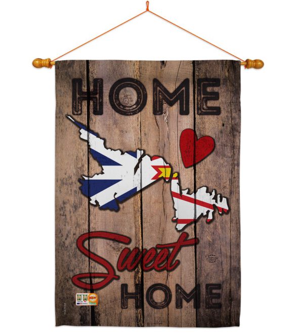 Canada Provinces Newfoundland and Labrador Home Sweet Home - Canada Provinces Flags of the World Vertical Impressions Decorative Flags HG191182 Made In USA - Image 14